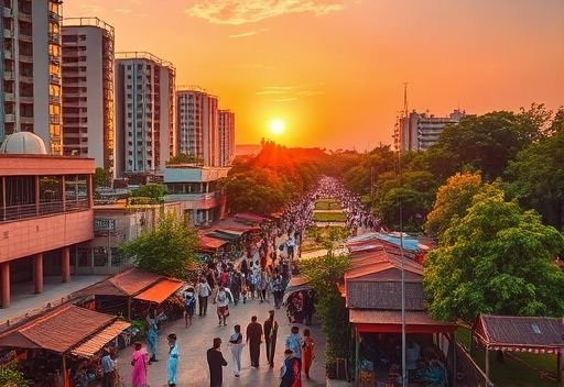 Unprecedented Hailstorm in Faridabad Disrupts Normal Life