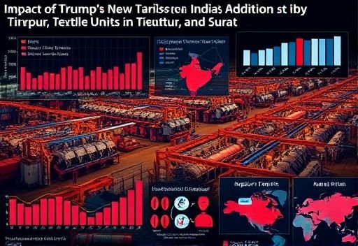 Impact of Trump’s Additional Tariffs on India’s Textile Units in Tirupur, Noida, and Surat