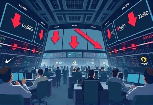 Pharma Stocks Fall: Ajanta Pharma, Lupin, Sun Pharma Amid Market Turmoil